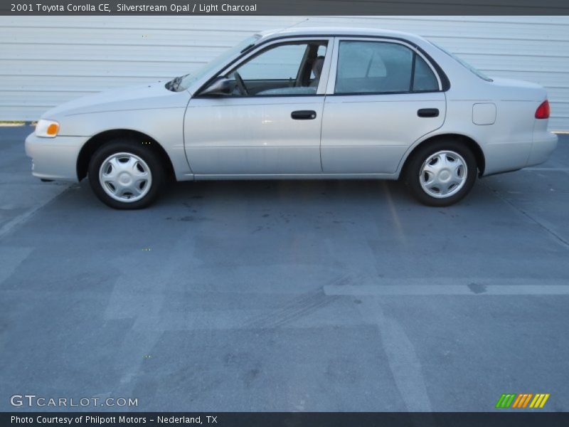 Silverstream Opal / Light Charcoal 2001 Toyota Corolla CE