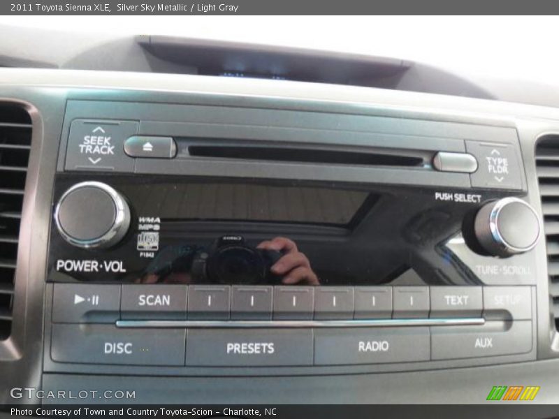 Silver Sky Metallic / Light Gray 2011 Toyota Sienna XLE