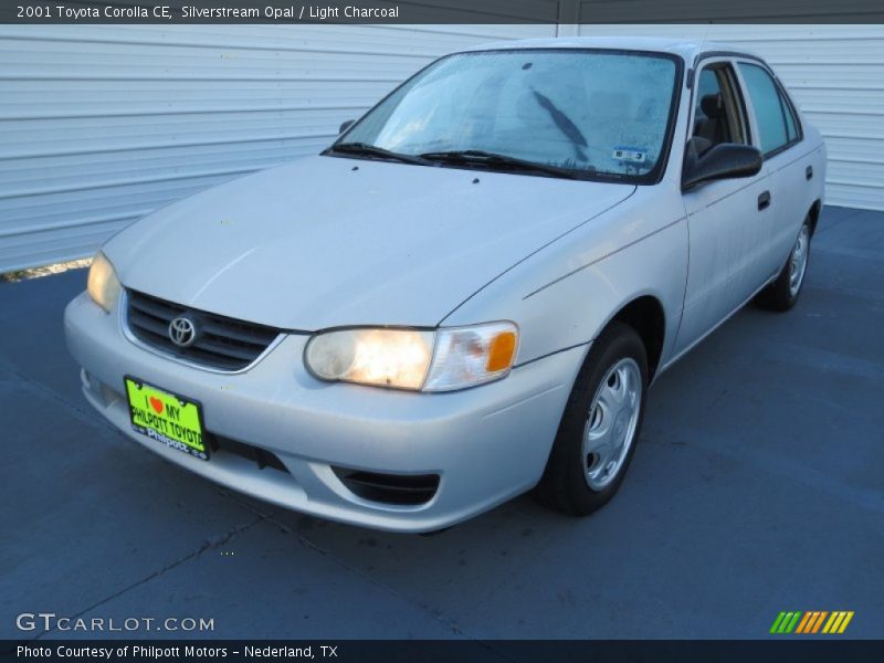 Silverstream Opal / Light Charcoal 2001 Toyota Corolla CE