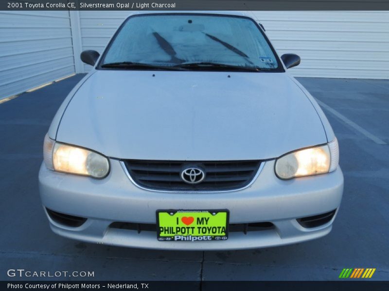 Silverstream Opal / Light Charcoal 2001 Toyota Corolla CE