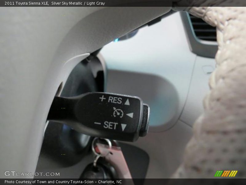 Silver Sky Metallic / Light Gray 2011 Toyota Sienna XLE