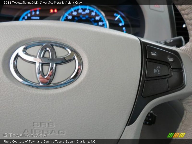 Silver Sky Metallic / Light Gray 2011 Toyota Sienna XLE