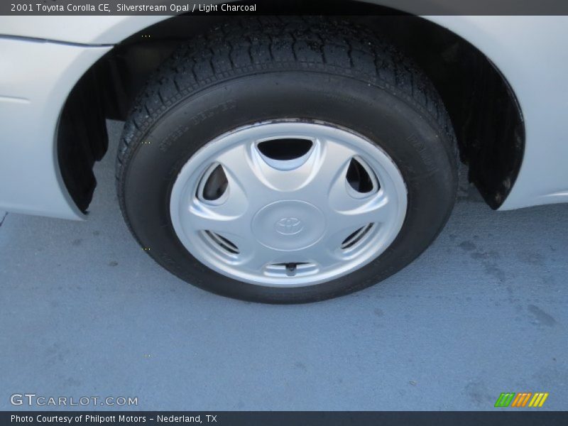 Silverstream Opal / Light Charcoal 2001 Toyota Corolla CE