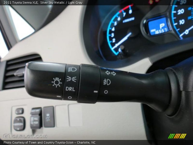 Silver Sky Metallic / Light Gray 2011 Toyota Sienna XLE
