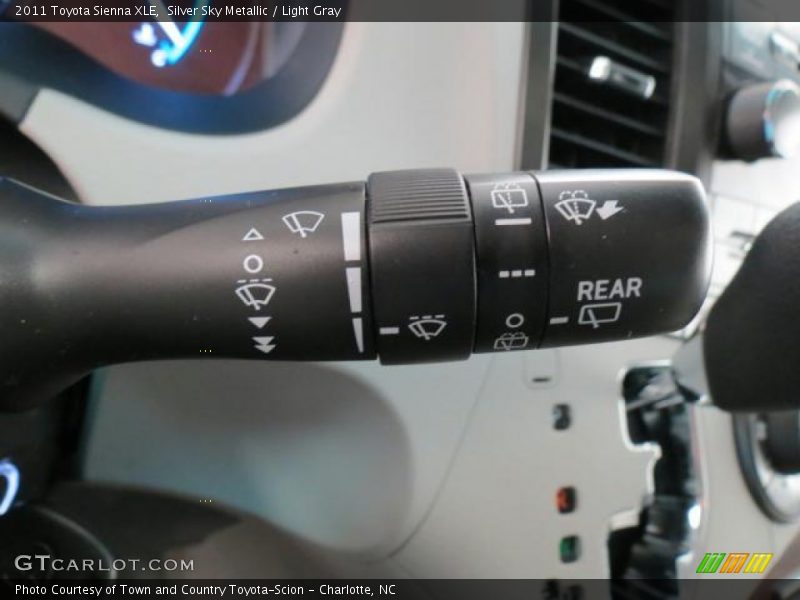 Silver Sky Metallic / Light Gray 2011 Toyota Sienna XLE