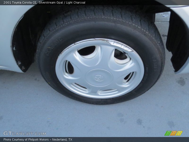 Silverstream Opal / Light Charcoal 2001 Toyota Corolla CE