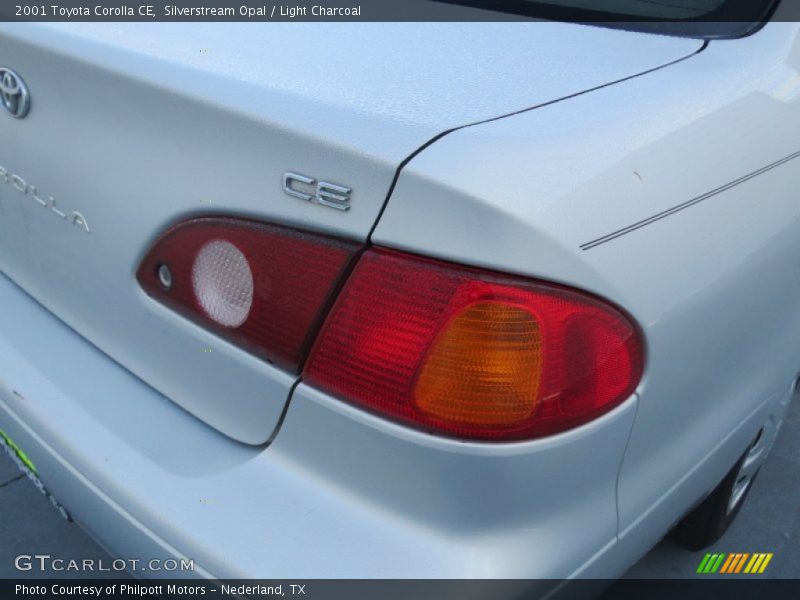 Silverstream Opal / Light Charcoal 2001 Toyota Corolla CE