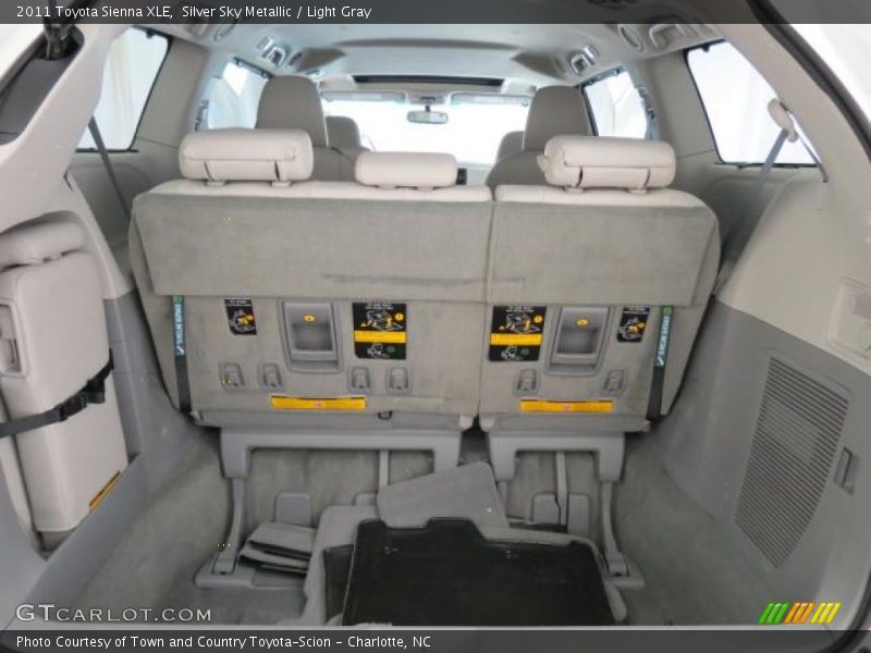 Silver Sky Metallic / Light Gray 2011 Toyota Sienna XLE