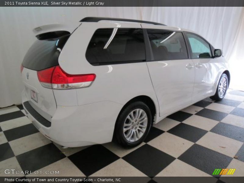 Silver Sky Metallic / Light Gray 2011 Toyota Sienna XLE