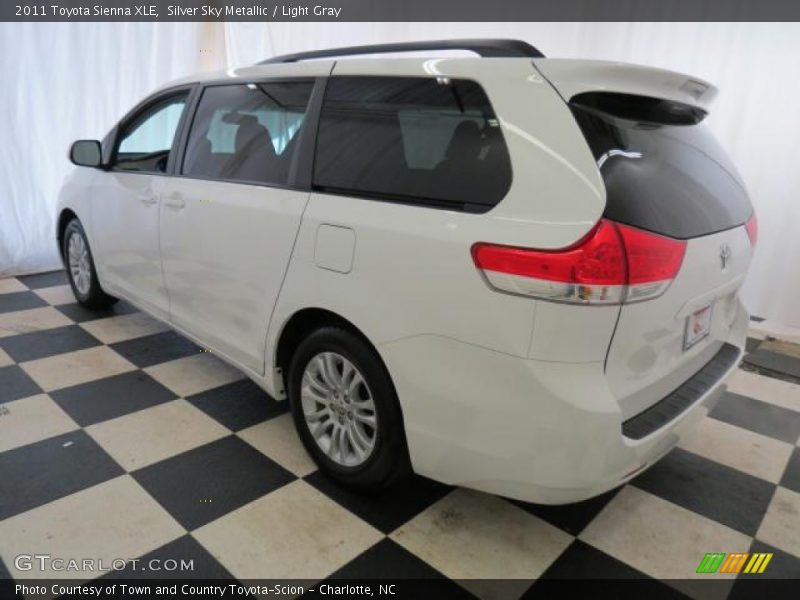 Silver Sky Metallic / Light Gray 2011 Toyota Sienna XLE