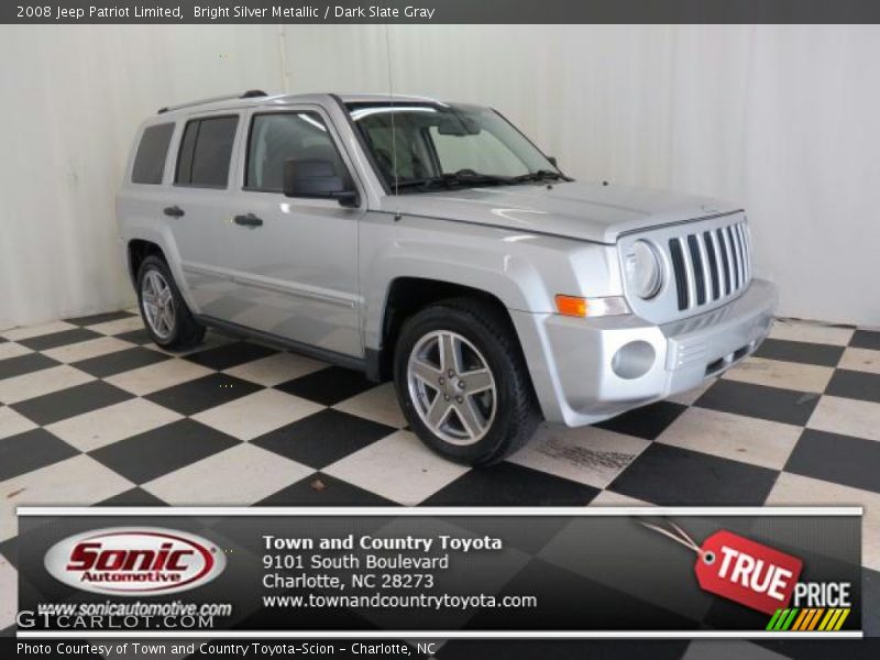 Bright Silver Metallic / Dark Slate Gray 2008 Jeep Patriot Limited