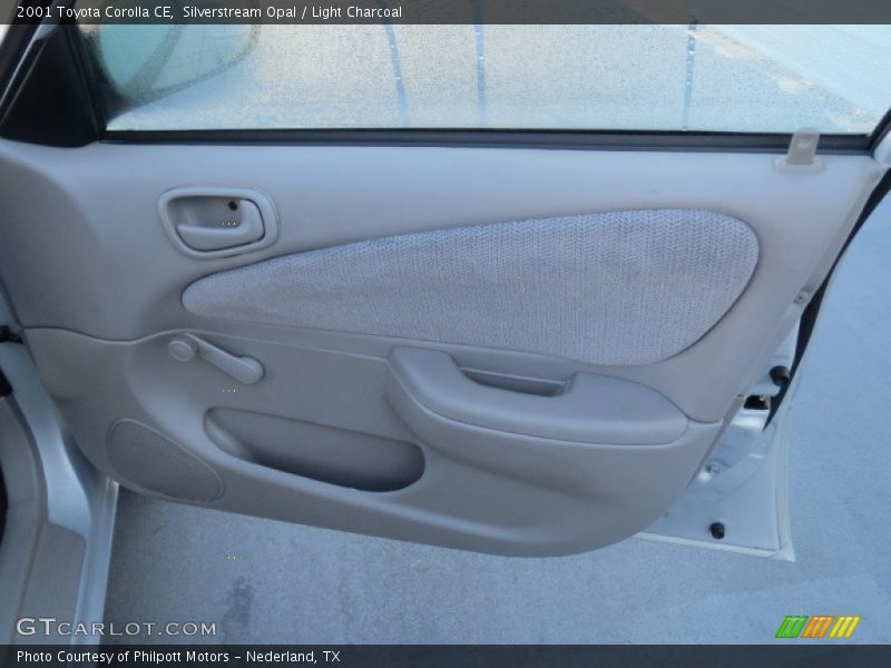 Silverstream Opal / Light Charcoal 2001 Toyota Corolla CE