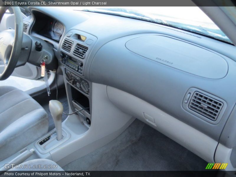 Silverstream Opal / Light Charcoal 2001 Toyota Corolla CE