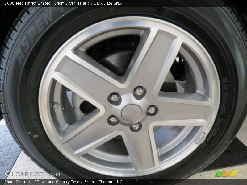 Bright Silver Metallic / Dark Slate Gray 2008 Jeep Patriot Limited