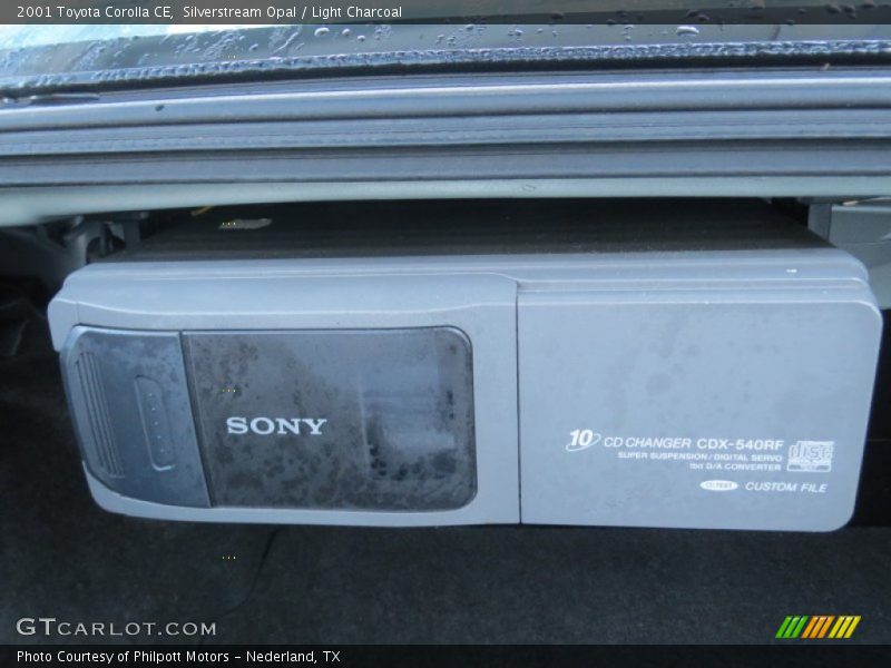 Silverstream Opal / Light Charcoal 2001 Toyota Corolla CE