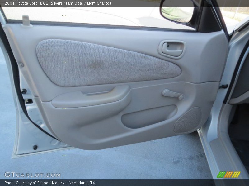 Silverstream Opal / Light Charcoal 2001 Toyota Corolla CE