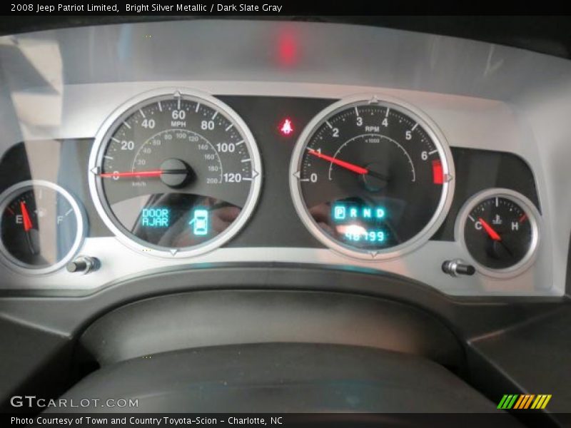 Bright Silver Metallic / Dark Slate Gray 2008 Jeep Patriot Limited