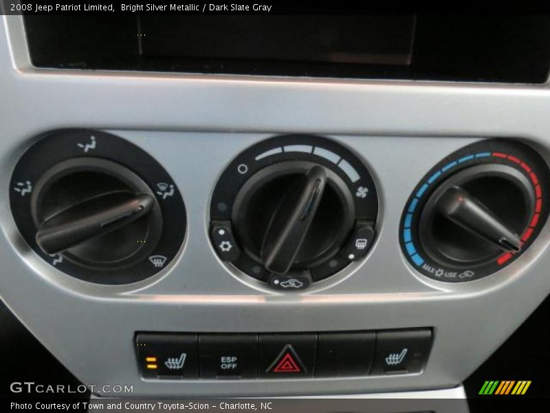 Bright Silver Metallic / Dark Slate Gray 2008 Jeep Patriot Limited