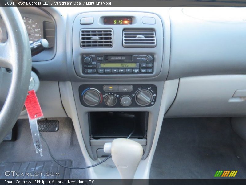 Silverstream Opal / Light Charcoal 2001 Toyota Corolla CE