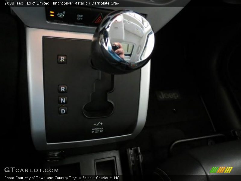 Bright Silver Metallic / Dark Slate Gray 2008 Jeep Patriot Limited