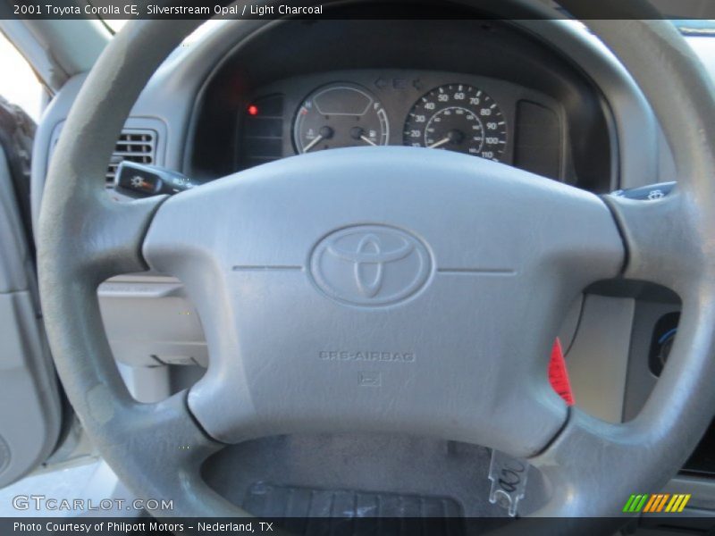 Silverstream Opal / Light Charcoal 2001 Toyota Corolla CE