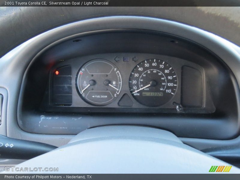 Silverstream Opal / Light Charcoal 2001 Toyota Corolla CE