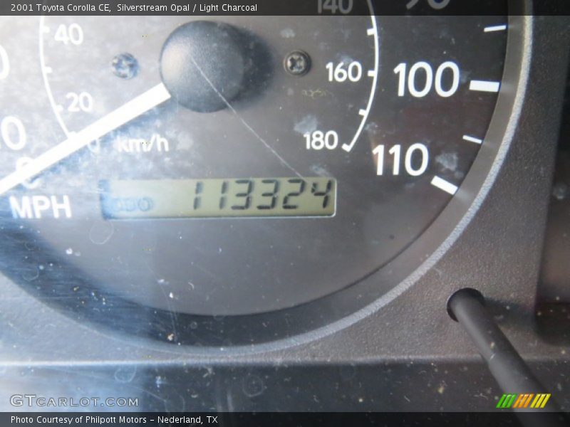 Silverstream Opal / Light Charcoal 2001 Toyota Corolla CE