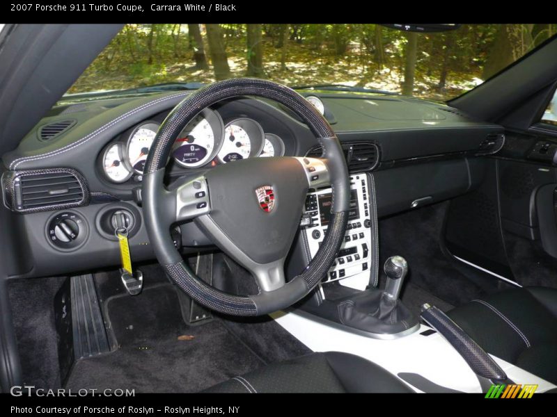 Carrara White / Black 2007 Porsche 911 Turbo Coupe