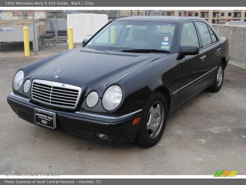 Black / Grey 1999 Mercedes-Benz E 430 Sedan