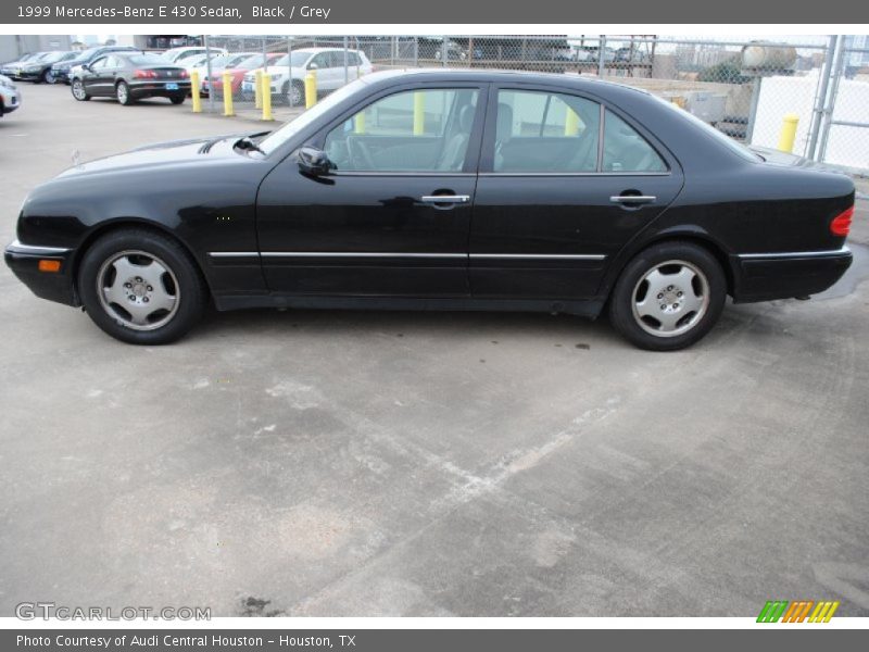 Black / Grey 1999 Mercedes-Benz E 430 Sedan