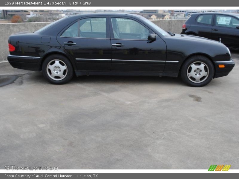 Black / Grey 1999 Mercedes-Benz E 430 Sedan