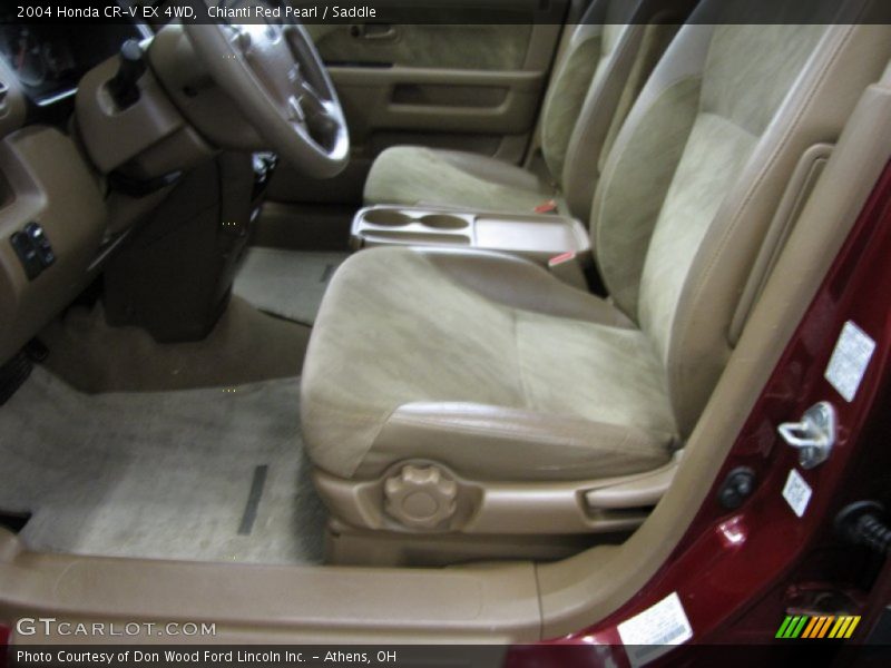 Chianti Red Pearl / Saddle 2004 Honda CR-V EX 4WD