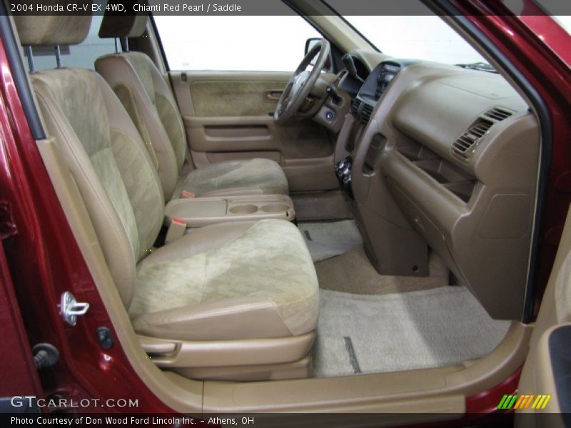 Chianti Red Pearl / Saddle 2004 Honda CR-V EX 4WD