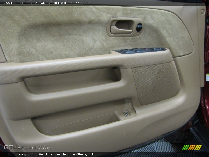 Chianti Red Pearl / Saddle 2004 Honda CR-V EX 4WD