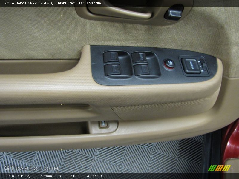 Chianti Red Pearl / Saddle 2004 Honda CR-V EX 4WD