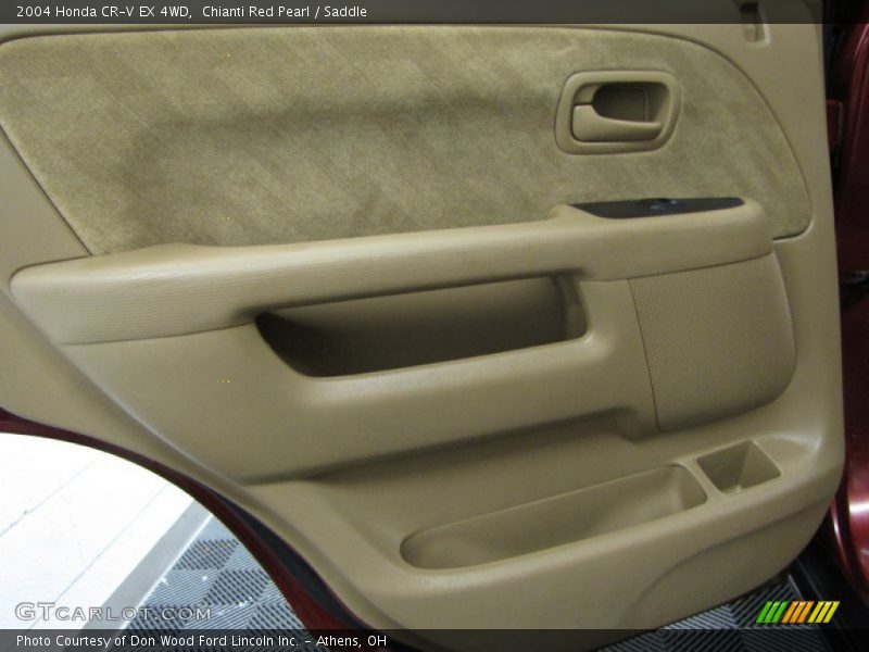 Chianti Red Pearl / Saddle 2004 Honda CR-V EX 4WD