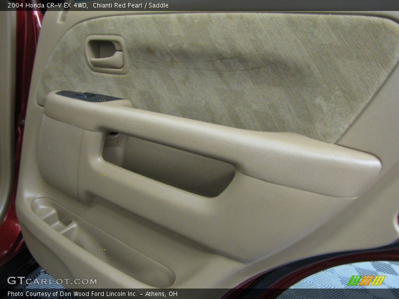 Chianti Red Pearl / Saddle 2004 Honda CR-V EX 4WD