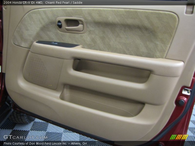 Chianti Red Pearl / Saddle 2004 Honda CR-V EX 4WD