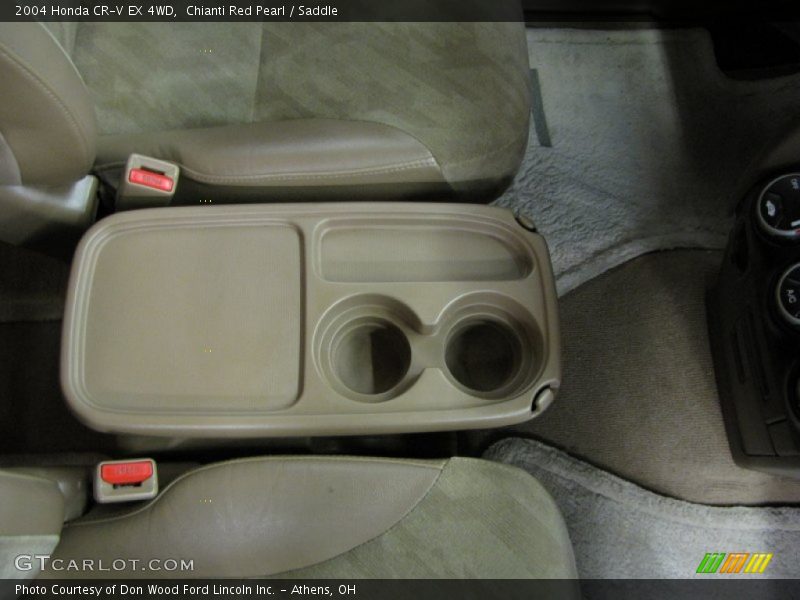 Chianti Red Pearl / Saddle 2004 Honda CR-V EX 4WD