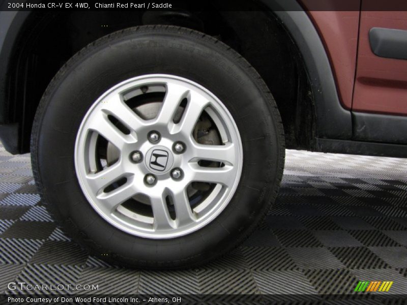 Chianti Red Pearl / Saddle 2004 Honda CR-V EX 4WD