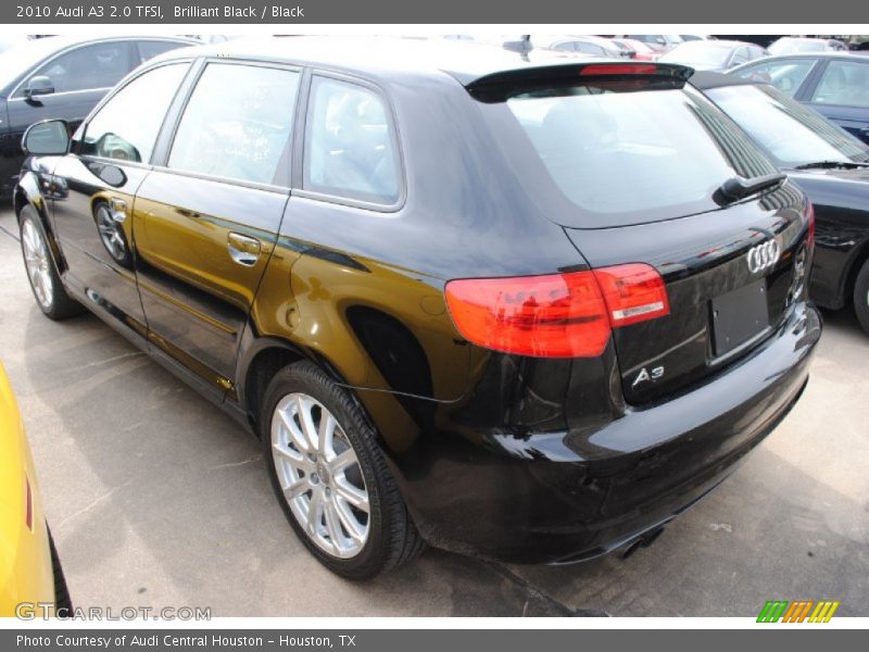 Brilliant Black / Black 2010 Audi A3 2.0 TFSI