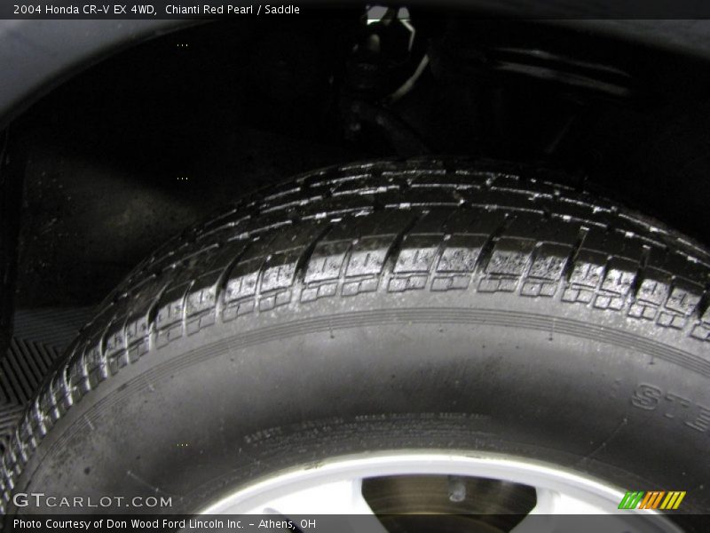 Chianti Red Pearl / Saddle 2004 Honda CR-V EX 4WD