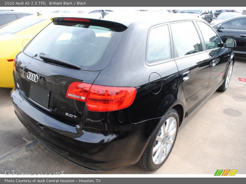Brilliant Black / Black 2010 Audi A3 2.0 TFSI