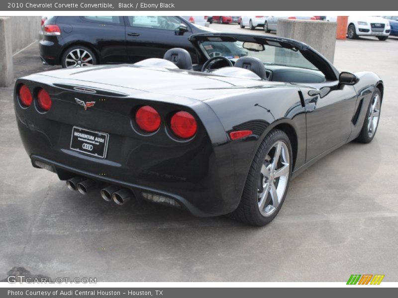 Black / Ebony Black 2010 Chevrolet Corvette Convertible