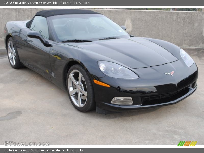 Black / Ebony Black 2010 Chevrolet Corvette Convertible