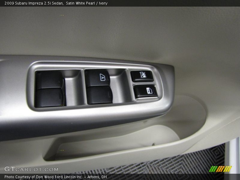 Satin White Pearl / Ivory 2009 Subaru Impreza 2.5i Sedan