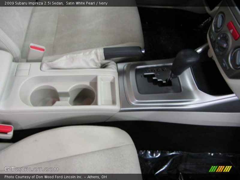 Satin White Pearl / Ivory 2009 Subaru Impreza 2.5i Sedan