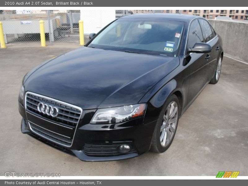 Brilliant Black / Black 2010 Audi A4 2.0T Sedan
