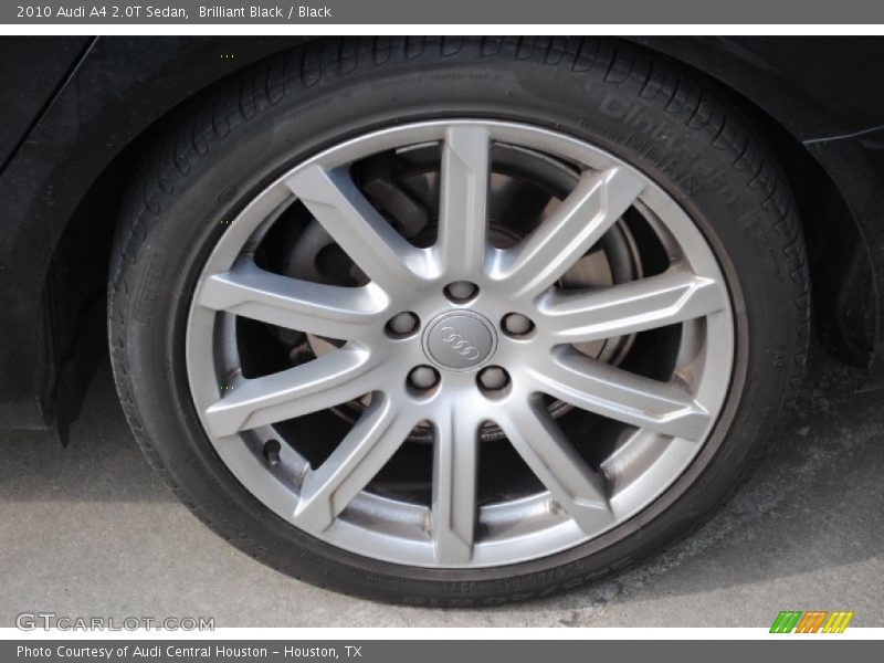 Brilliant Black / Black 2010 Audi A4 2.0T Sedan