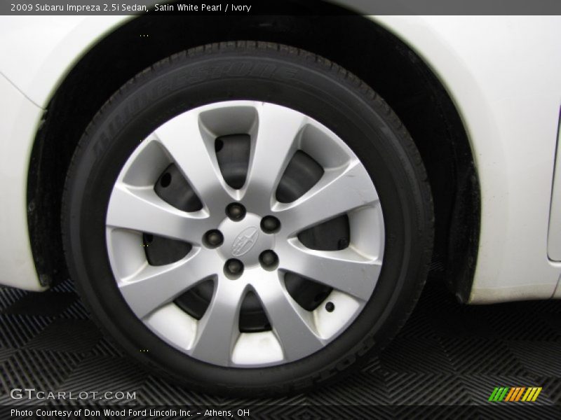 Satin White Pearl / Ivory 2009 Subaru Impreza 2.5i Sedan